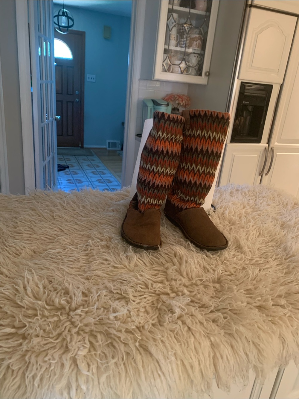 Keen Brown Suede Slip-On Boots - Picture 2 of 8